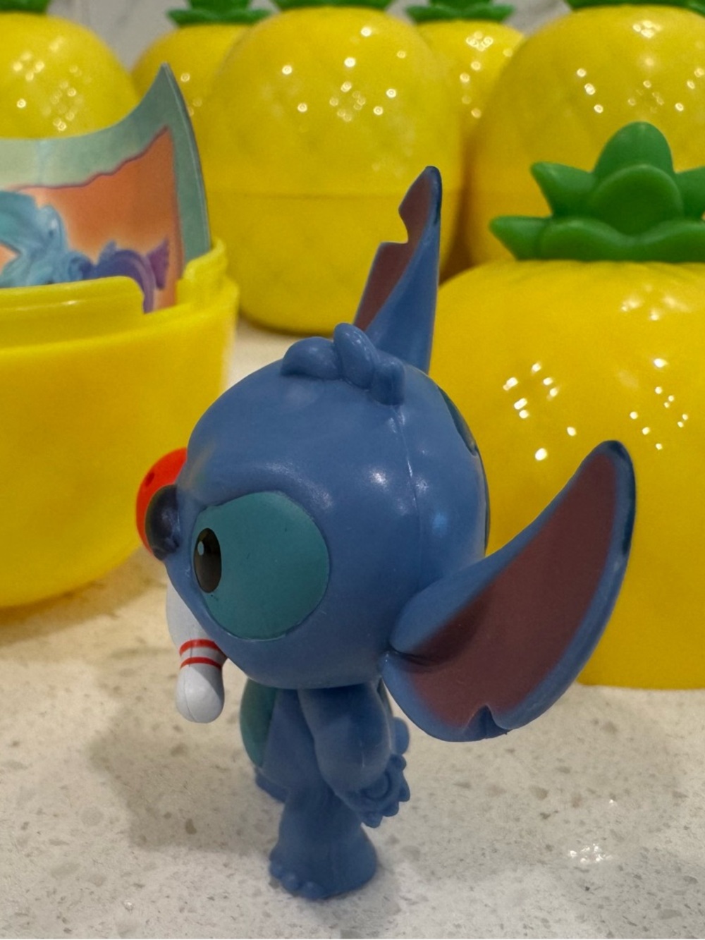 Disney Stitch Bowling 2” Figurine from Pineapple Mystery Collection - Picture 2 of 9